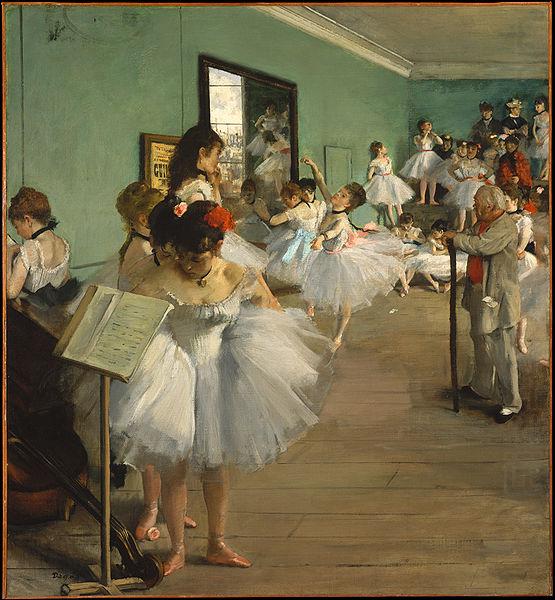 Edgar Degas The Dance Class china oil painting image